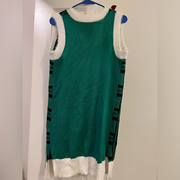 Christmas long sweater vest - Picture 2 of 4